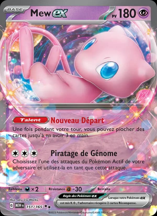 Carte Pokémon Mew ex